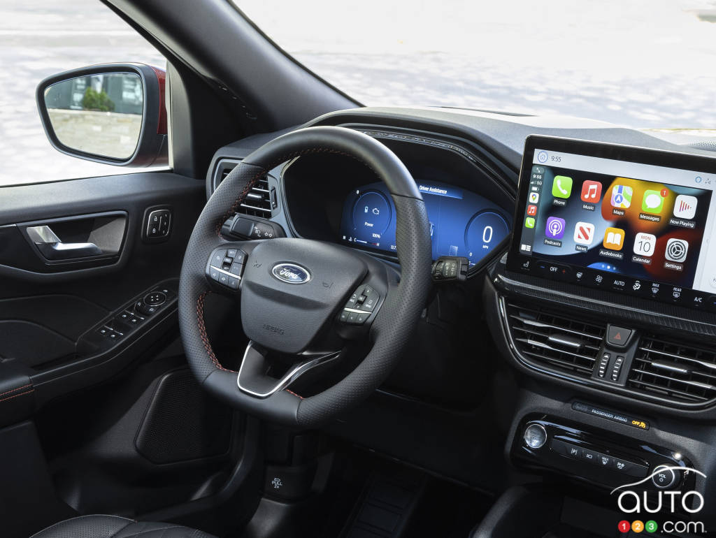 Dashboard of 2023 Ford Escape ST-Line